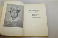 Sam Snead Signed 'The Education of a Golfer' 1962 Book - Signed on Cover JSA ALOA