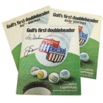 Jack Nicklaus & Lou Graham Signed 1972 Liggett & Myers Program with Pairing Sheets JSA ALOA