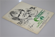 Jack Nicklaus Signed 1978 Golf Clinic & Exhibition Program with Badge JSA ALOA