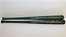 Fuzzy Zoeller & Charles Coody Signed Masters Champions Louisville Miniature Bats JSA ALOA