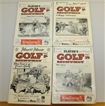 Fourteen 'Golfing' & 'Golf Monthly' Magazines 1920's-1950's