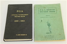 Four Official PGA Tournament Record Books - 1936-37, 1949, 1950-58, & 1959-64