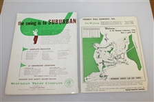Seven 1950's Tournament Programs - Insurance Open, Motor City Open, & others