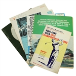 Six 1960s Tournament Programs - Colonial, Hong Kong Open, Oklahoma City, & others