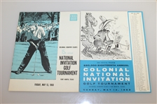 Six 1960's Tournament Programs - Colonial, Hong Kong Open, Oklahoma City, & others
