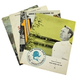 Four 1960s Tournament Programs - Tucson Open, Jamaica Open, Greater Dallas, & Greater Greensboro
