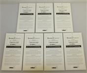 Jeff Quinney Signed 2000 US Amateur Championship Daily Tickets - Full Set JSA ALOA 