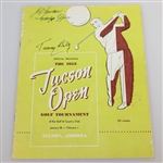 Tommy Bolt Signed 1953 San Diego, 1954 Insurance, & 1953 Tucson Programs JSA ALOA 