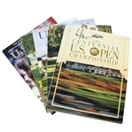 Five US Open Programs Signed by Winners Jones, Pavin, Goosen, Janzen, & Glover JSA ALOA