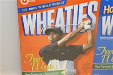 Tiger Woods Commemorative Wheaties Cereal Boxes - Crispy, Maple, Frosted, & Wheat