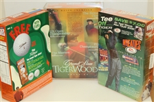 Tiger Woods Commemorative Grand Slam Wheaties Cereal Box with Two Others