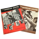 1931 & 1934 The American Golfer Magazines - Both are August