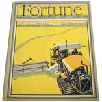 1930 Fortune Extra Large Booklet Vol II No. 3 - September Courier and Ives Bobby Jones FOLDOUT!