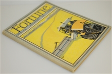 1930 Fortune Extra Large Booklet Vol II No. 3 - September Courier and Ives Bobby Jones FOLDOUT!