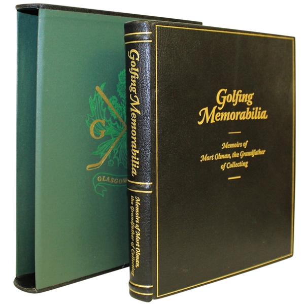 Golfing Memorabilia - Memoirs of Mort Olman Ltd Ed 75/75 Book Signed by Olman