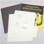 'Golfing Memorabilia' - Memoirs of Mort Olman Ltd Ed 75/75 Book Signed by Olman