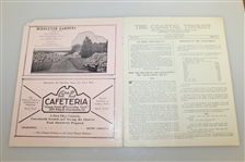 Walter Hagen Win Program - 1933 The Coastal Tourist Gardens Open - First Tournament