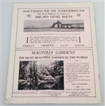 Walter Hagen Win Program - 1933 The Coastal Tourist Gardens Open - First Tournament