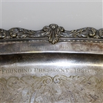 1959 Burt Lancaster & R. Kibbee Founders Day Inv. at El Caballero CC Winners Trophy Tray