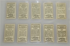 1928 Millhoff Complete Twenty-Seven Tobacco Card Set