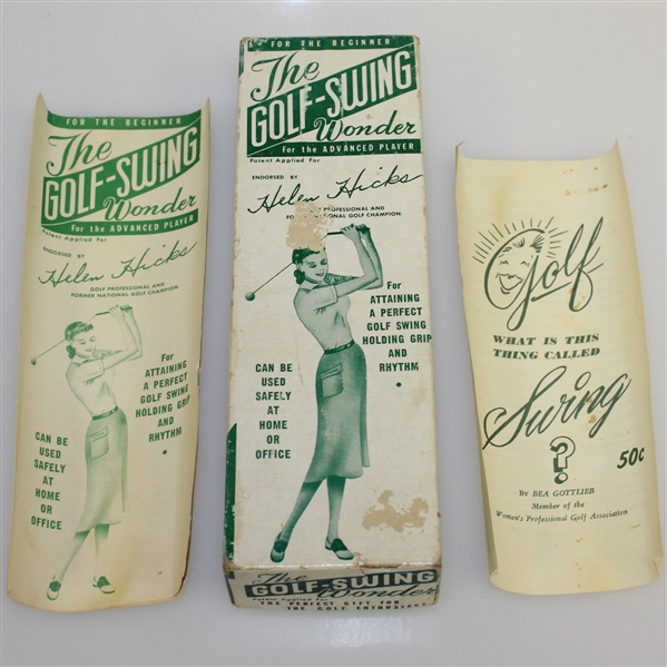 Vintage 'The Golf-Swing Wonder' for the Advanced Player by Helen Hicks - Instructions, Tool, Tees, & Box