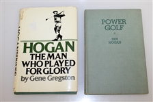 Four Ben Hogan Golf Books - Five Lesson, Man Who Played for Glory, & Power Golf(x2)