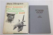 Four Ben Hogan Golf Books - Five Lesson, Man Who Played for Glory, & Power Golf(x2)
