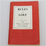 Three R&A and USGA 'Rules of Golf' Booklets - 1920, 1952, & 1954