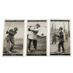 James Braid, Ted Ray, & J.H. Taylor Famous Golfers Churchmans Cigarettes - Series of 50