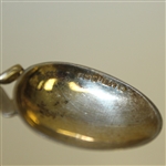 Two Golf Themed Sterling Silver Spoons & Two Metal Golf Club Themed Stirrers