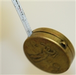 Easton Golf Club Badge with Sterling Silver Spoon, a Tape Measure, and a Match Holder