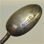 Easton Golf Club Badge with Sterling Silver Spoon, a Tape Measure, and a Match Holder