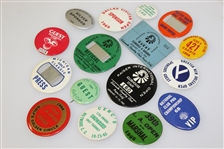 Sixteen Miscellaneous Badges - Walter Hagen Factory, Guest, Officials, Clubhouse, Staff, & others