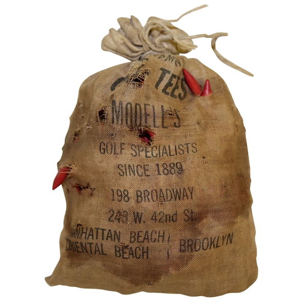 Modells Golf Tees in Canvas Bag - Golf Specialists Since 1899