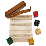 Classic Galloping Golf. Pat Pend. Swift Dice Game with Instructions