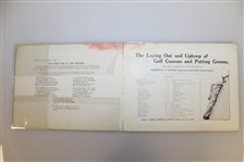 1906 'Laying Out and Upkeep of Golf Courses and Putting Greens' by Martin Sutton - John Roth Collection
