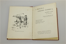 1892 'A Batch of Golfing Papers' Book by Andrew Lang - John Roth Collection