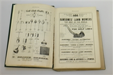 'The Golfing Annual Vol. XXII 1908-09' Book by David S. Duncan - John Roth Collection