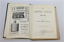 'The Golfing Annual Vol. XXII 1908-09' Book by David S. Duncan - John Roth Collection