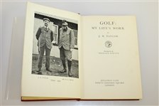 'Golf: My Life's Work (J.H. Taylor)', 'First Steps to Golf (Brown)', & 'Trent's Own Case (Bentley & Allen)'
