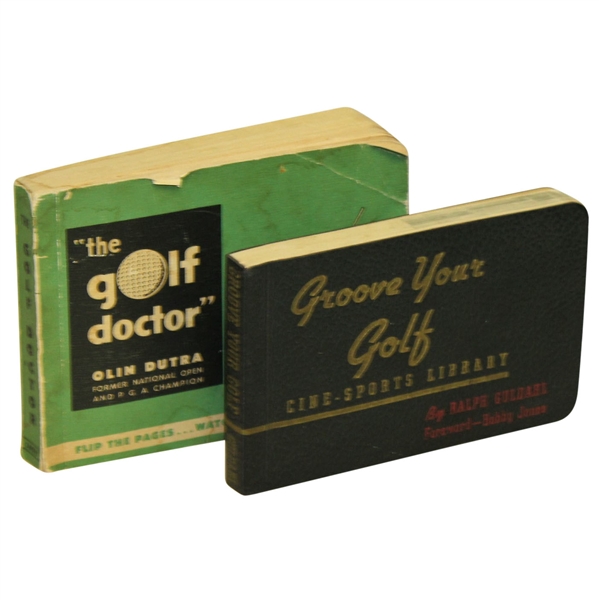 1939 Groove Your Golf by Ralph Guldahl & 1948 The Golf Doctor by Olin Dutra Books