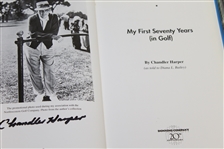 Three Signed Golf Books - Johnny Revolta, Chandler Harper, & Ken Venturi - Roth Collection JSA ALOA