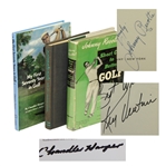 Three Signed Golf Books - Johnny Revolta, Chandler Harper, & Ken Venturi - Roth Collection JSA ALOA