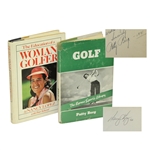 Patty Berg Signed 1941 Golf & Nancy Lopez Signed 1979 Woman Golfer Books - Roth Collection JSA ALOA