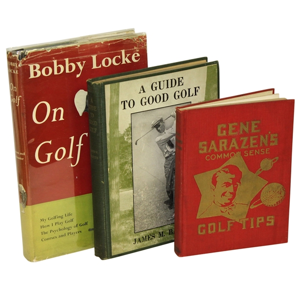 Common Sense Golf Tips , Bobby Locke on Golf, & A Guide to Good Golf Books - Roth Collection