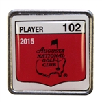 Bob Goalbys 2015 Masters Tournament Contestant Badge #102 - Jordan Spieth Winner