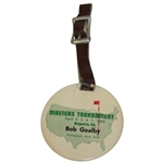 Bob Goalbys 1963 Masters Tournament Player Bag Tag - Jack Nicklaus Winner