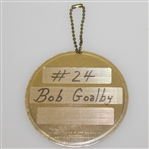 Bob Goalby's 1972 Masters Tournament Contestant Bag Tag - Jack Nicklaus Winner