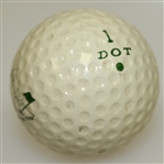 Bob Goalby's Vintage Masters Tournament Green 1 Dot Logo Golf Ball
