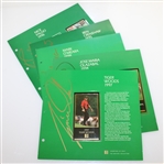 Bob Goalby's Personal GSV 'Champions of Golf' Masters Collection Book, Binder, Letters, Additions, and more 